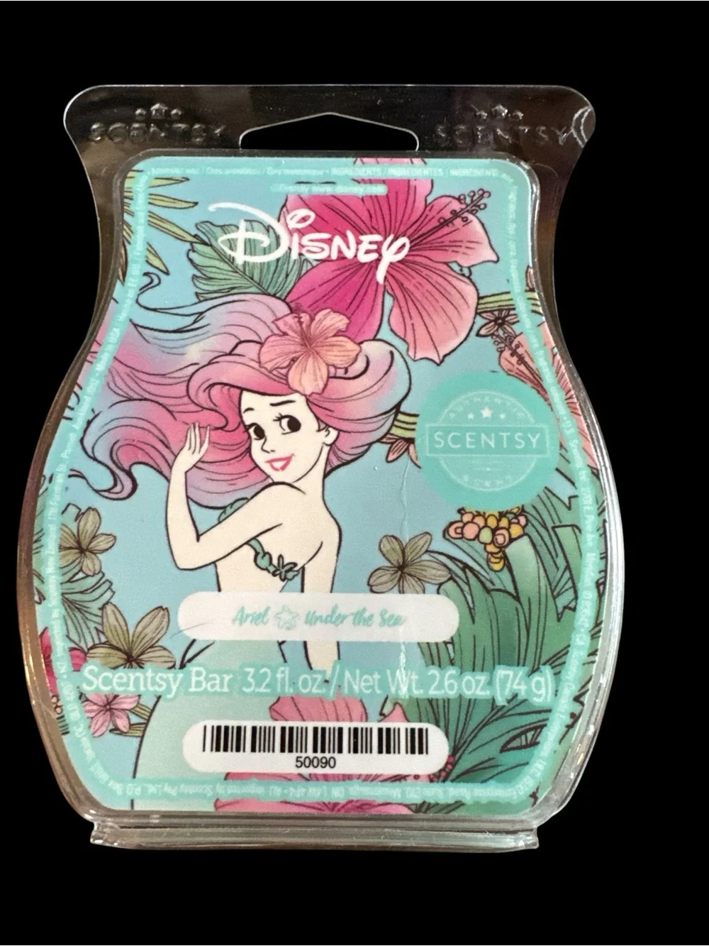 Disney Ariel Under The Sea Scentsy Wax Bar New 3.2oz Retired
